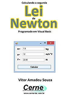 Livro Calculando a segunda Lei  de Newton Programado em Visual Basic