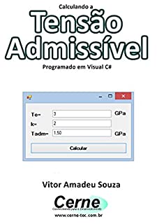 Livro Calculando a Tensão Admissível Programado em Visual C#