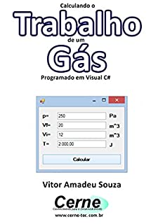 Livro Calculando o Trabalho de um Gás Programado em Visual C#
