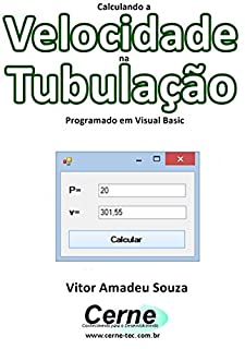 Livro Calculando a  Velocidade na Tubulação Programado em Visual Basic