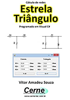 Cálculo de redes Estrela Triângulo Programado em Visual C#