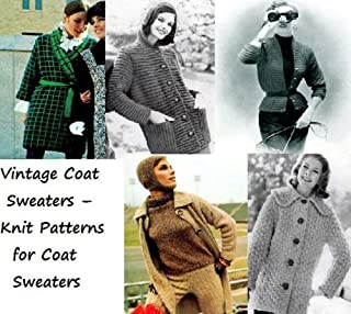 Livro Camisolas de casaco vintage - padrões de tricô para blusas de revestimento