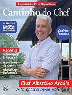Livro Cantinho do Chef Ed. 38; Chef Albertino Araújo