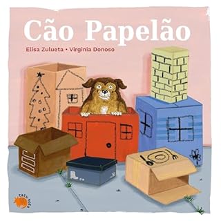 Cão papelão