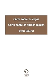 Livro Carta sobre os cegos e Carta sobre os surdos-mudos