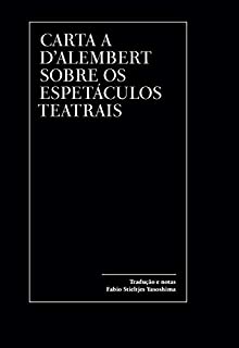 Livro Carta a D'Alembert sobre os espetáculos teatrais