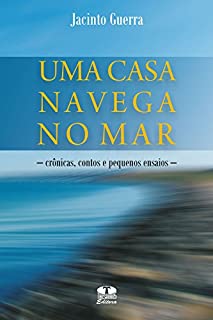 Uma casa navega no mar