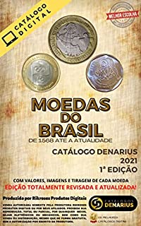 Livro Catálogo Denarius de Moedas do Brasil 2021