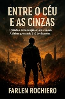 Livro ENTRE O CÉU E AS CINZAS: Quando a Terra Sangra, o Céu se Move. A Última Guerra não é só dos Homens.