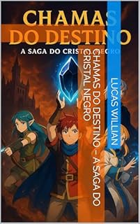 Livro Chamas do Destino – A Saga do Cristal Negro