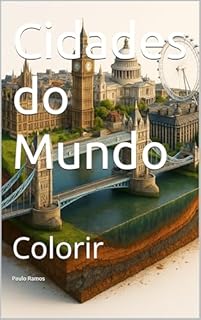 Livro Cidades do Mundo: Colorir