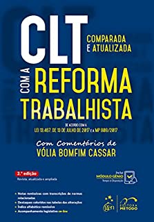 Livro CLT Comparada e Atualizada com a Reforma Trabalhista
