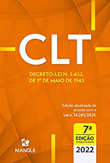 Livro CLT: Consolidação das Leis do Trabalho: Decreto-lei n. 5.452, de 1º de maio de 1943