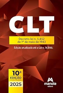 Livro CLT: Decreto-lei n. 5.452, de 1º de maio de 1943