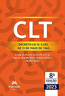 Livro CLT: Decreto-lei n. 5.452, de 1º de maio de 1943