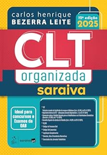 Livro Clt Organizada Saraiva - 12ª Edição 2025