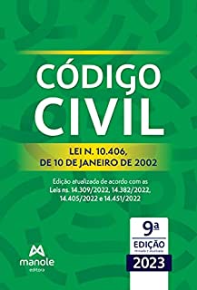 Livro Código Civil: Lei n. 10.406, de 10 de janeiro de 2002