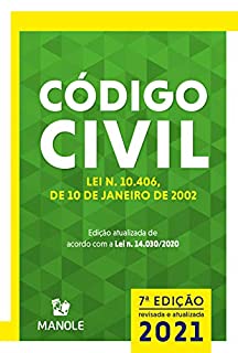 Livro Código Civil : Lei n. 10.406, de 10 de janeiro de 2002 7a ed. 2021