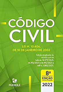 Livro Código Civil: Lei n. 10.406, de 10 de janeiro de 2002