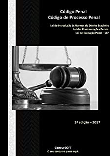 Livro Código Penal - Código de Processo Penal - Lei das Contravenções Penais e Lei de Execução Penal (LEP)