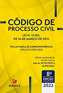 Livro Código de Processo Civil : Lei n. 13.105, de 16 de março de 2015