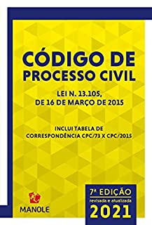 Livro Código de Processo Civil : Lei n. 13.105, de 16 de março de 2015 7a ed. 2021