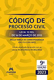 Livro Código de Processo Civil: Lei n. 13.105, de 16 de março de 2015