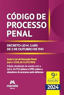 Livro Código de Processo Penal: Decreto-lei n. 3.689, de 03 de outubro de 1941