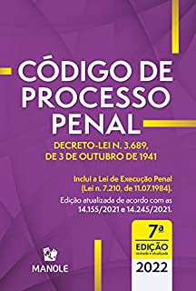 Livro Código de Processo Penal: Decreto-lei n. 3.689, de 03 de outubro de 1941