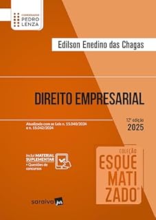 Livro Coleção Esquematizado - Direito Empresarial - 12ª Edição 2025
