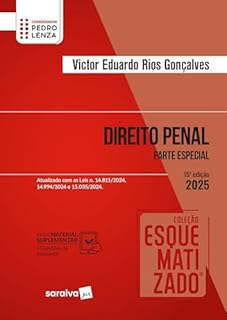 Livro Coleção Esquematizado - Direito Penal - Parte Especial - 15ª Edição 2025