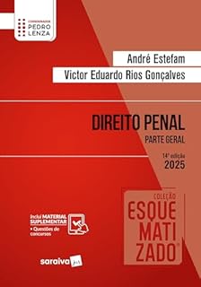 Livro Coleção Esquematizado - Direito Penal - Parte Geral - 14ª Edição 2025