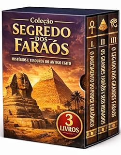 Livro Coleção Segredo dos Faraós - 3 Livros - Poder, religião e eternidade no coração do Egito Antigo