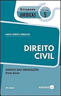 Livro Coleção Sinopses Jurídicas  -Direito Civil - Direito das Obrigações - Parte Geral - v. 5