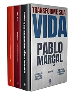 Livro Coleção Transforme Sua Vida - Pablo Marçal - Box com 3 Livros