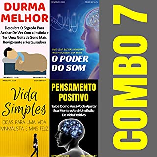 Livro Combo 7: Durma Melhor, O Poder do Som, Vida Simples, Pensamento Positivo (Imparavel.club Combo)
