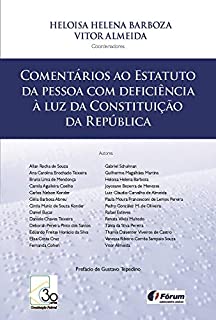 Livro Comentários ao estatuto da pessoa com deficiência à luz da Constituição da República