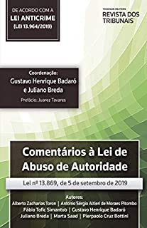 Livro Comentários à Lei de abuso de autoridade : Lei nº 13.869, de 5 de setembro de 2019