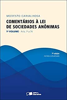 COMENTÁRIOS À LEI DE SOCIEDADES ANÔNIMAS
