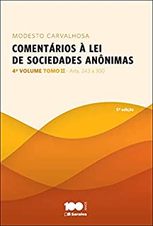 Livro COMENTÁRIOS À LEI DE SOCIEDADES ANÔNIMAS - VOLUME 4 - TOMO II