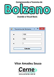 Livro Comprovando o Teorema de Bolzano Usando o Visual Basic