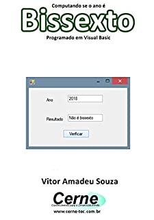 Livro Computando se o ano é Bissexto Programado em Visual Basic