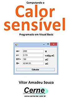 Livro Computando o Calor sensível Programado em Visual Basic