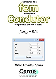 Livro Computando a fem  induzida no Condutor Programado em Visual Basic