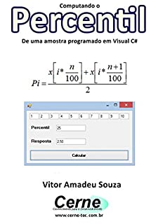 Livro Computando o Percentil De uma amostra programado em Visual C#