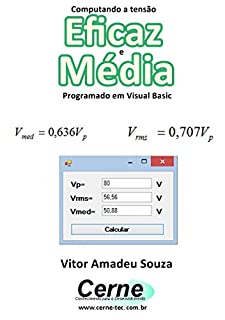 Livro Computando a tensão Eficaz e Média Programado em Visual Basic