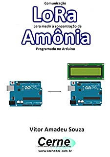 Comunicação LoRa para medir a concentração de Amônia Programado no Arduino