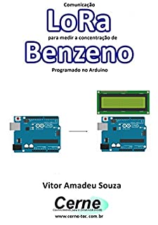 Comunicação LoRa para medir a concentração de Benzeno Programado no Arduino