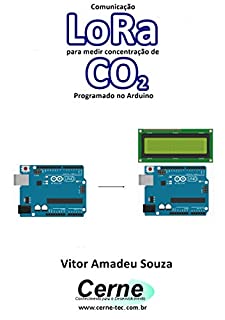 Comunicação LoRa para medir concentração de  CO2 Programado no Arduino