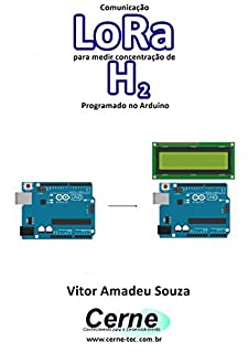 Livro Comunicação LoRa para medir concentração de  H2 Programado no Arduino